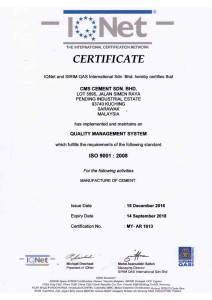 ISO 9001:2008